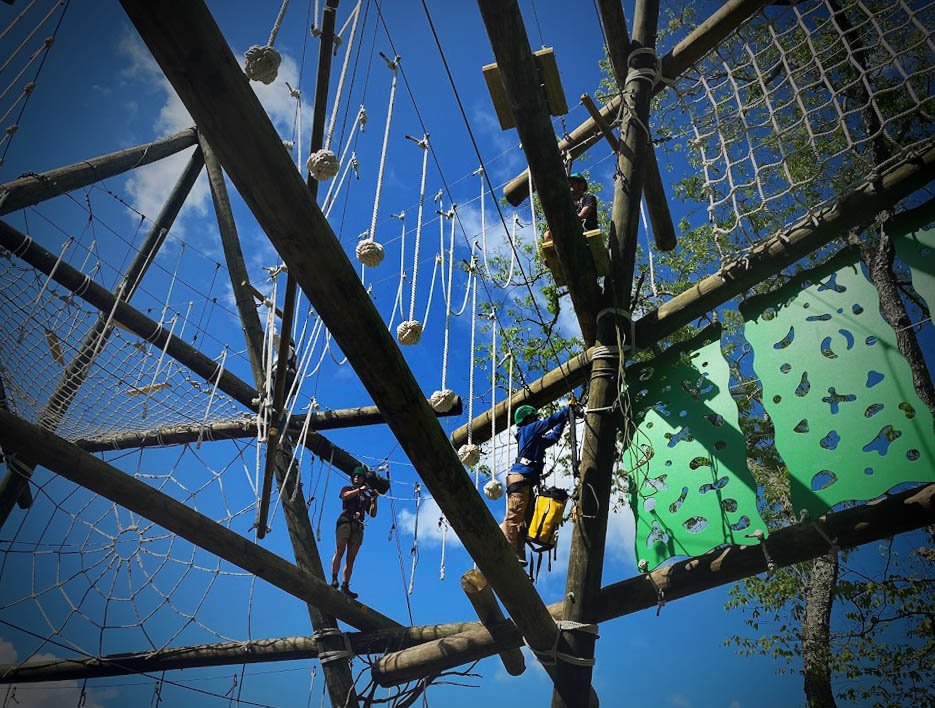 Wilderness Run Adventure Course in North Carolina