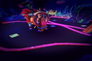 Cutthroat Cove Blacklight mini-golf